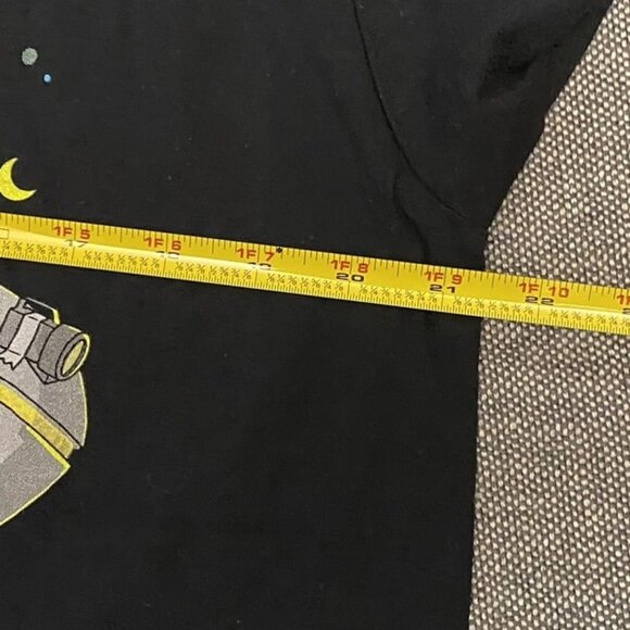 RICK AND MORTY T-Shirt Men's Large SPACE SHIP Tee Adult Swim Ripple Junction - Picture 4 of 7